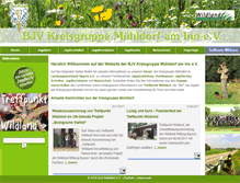 Tablet Screenshot of bjv-muehldorf.de